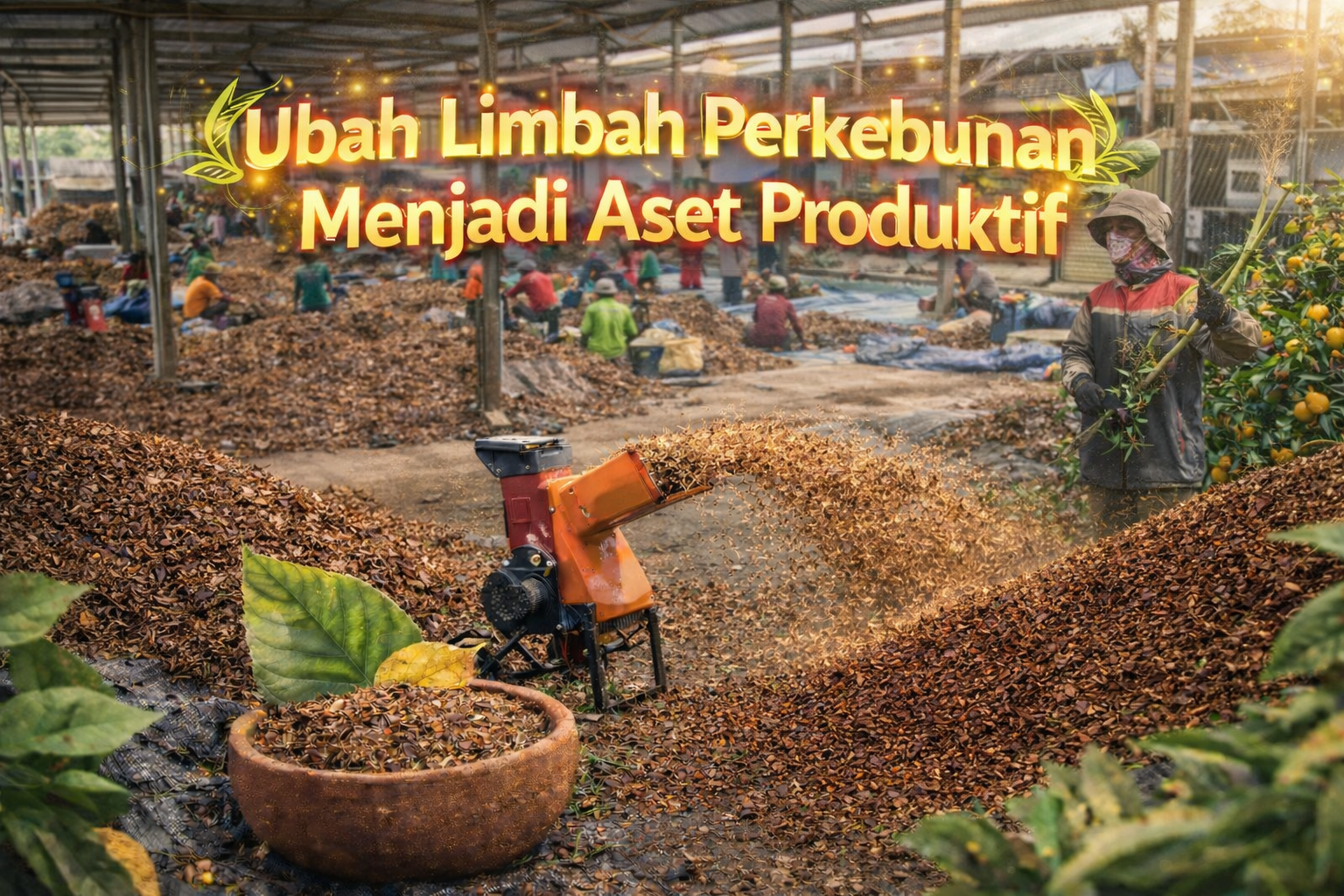 Ubah Limbah Perkebunan Menjadi Aset Produktif